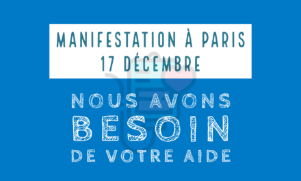 17 décembre : besoin de vous
